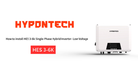 Guia de instalação do inversor híbrido Hypontech HES 3-6K-LV